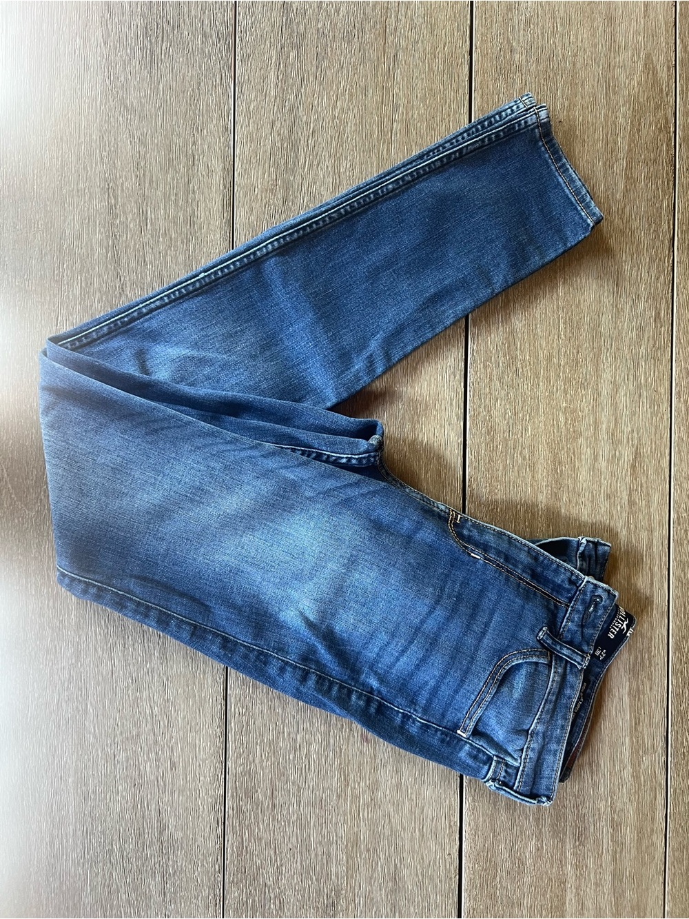 Hollister Women's Slim Straight Blue Denim Jeans